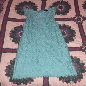 Kids blue lacy dress